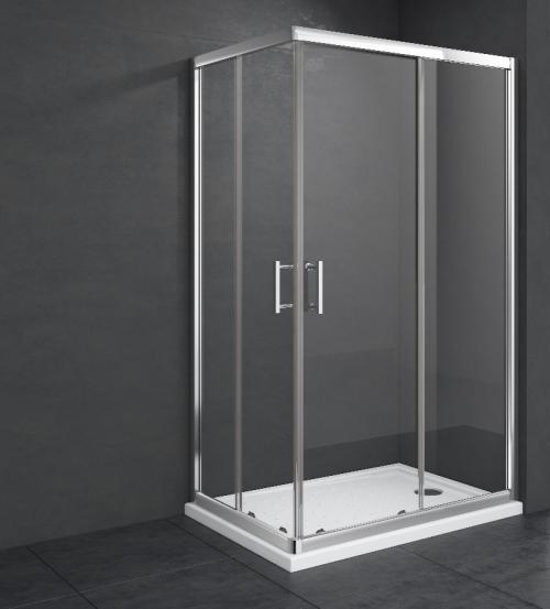 mampara ducha rectangular transparente modelo chloe