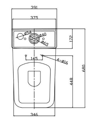 pack sanitario modelo duxbury dual croquis 3